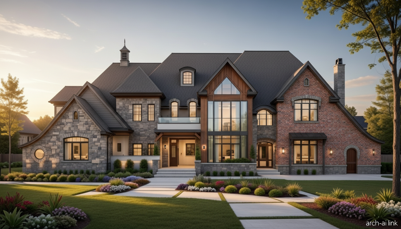 AI Render Output — Contemporary Villa